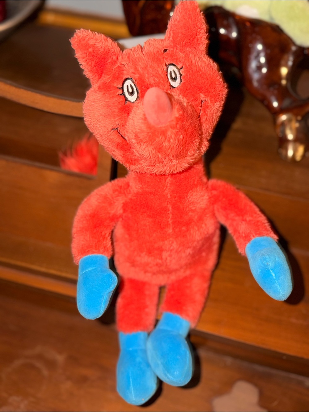 Dr Seuss fox in sock plush